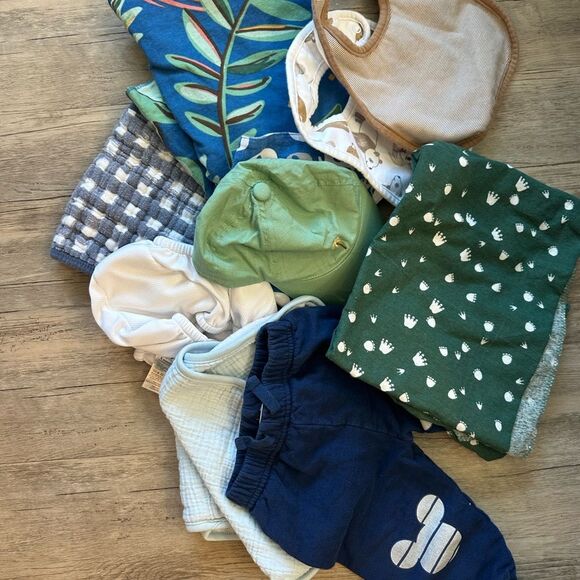 Janie and Jack Other - 12 Piece Lot of Baby Boy Pieces. Janie & Jack Cloud Island  Green Sprouts